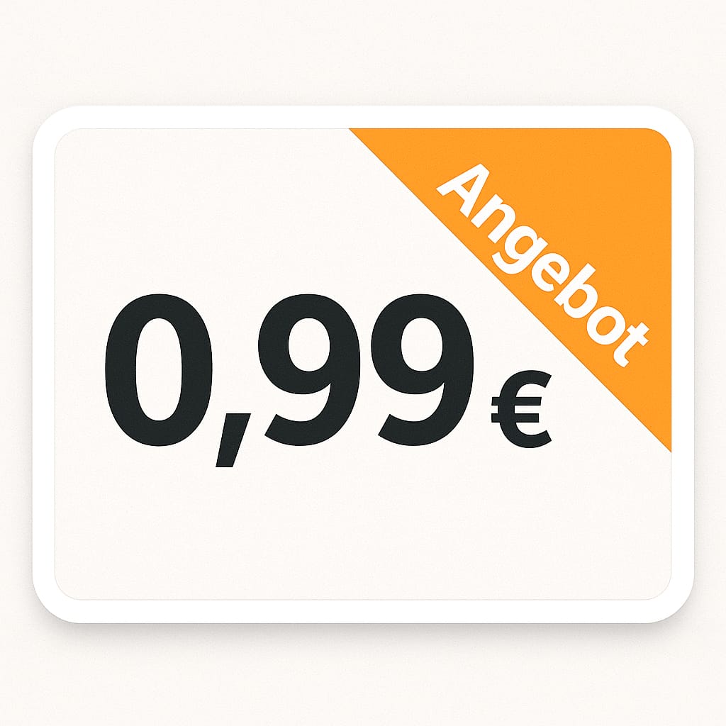 Angebot 0,99 €